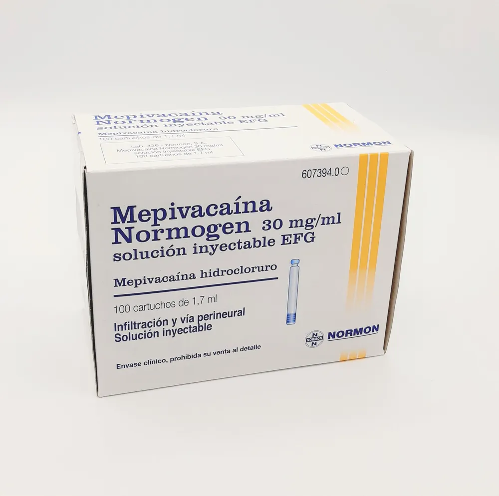 Mepivacaina Normon 10 mg/ml soluzione iniettabile EFG soluzione per iniezione