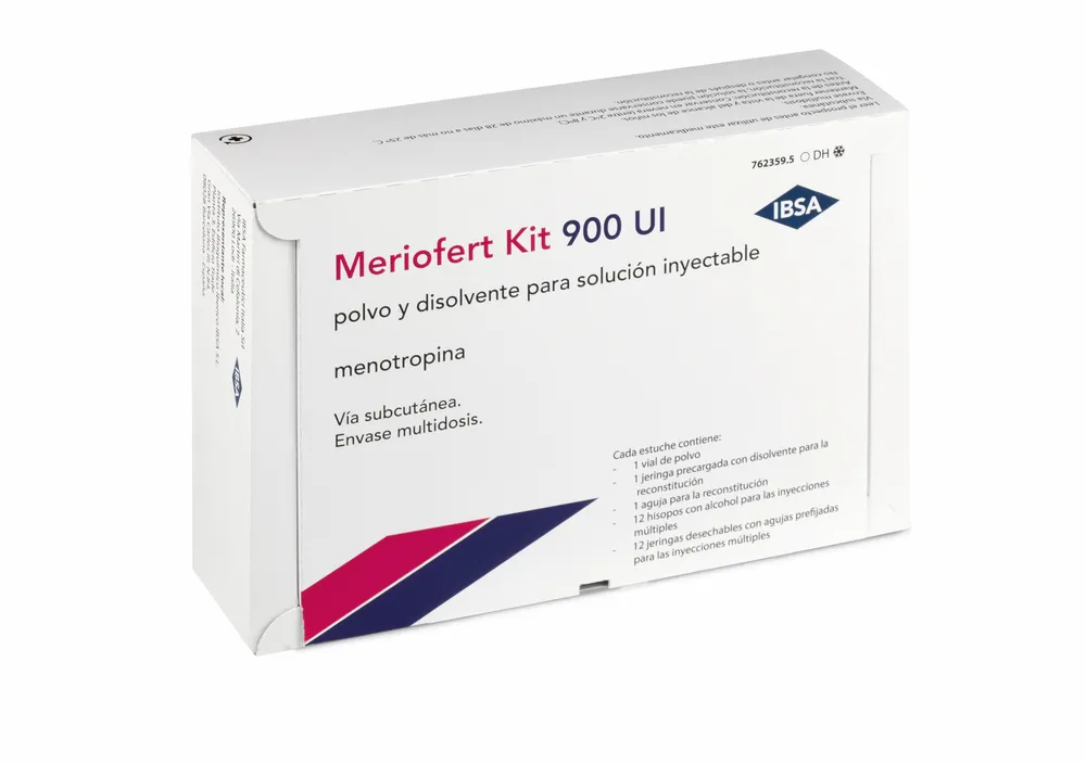Meriofert Kit 900 IU powder and solvent for solution for injection powder and solvent for solution for injection