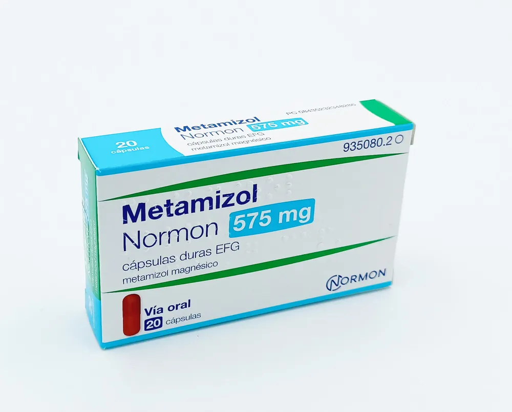 Metamizole Normon 575 mg capsules EFG capsules, hard
