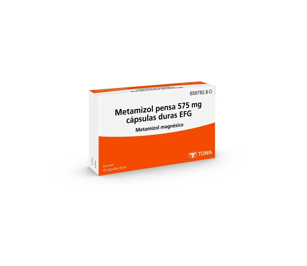 Metamizol Pensa 575 mg hard capsules EFG capsules, hard