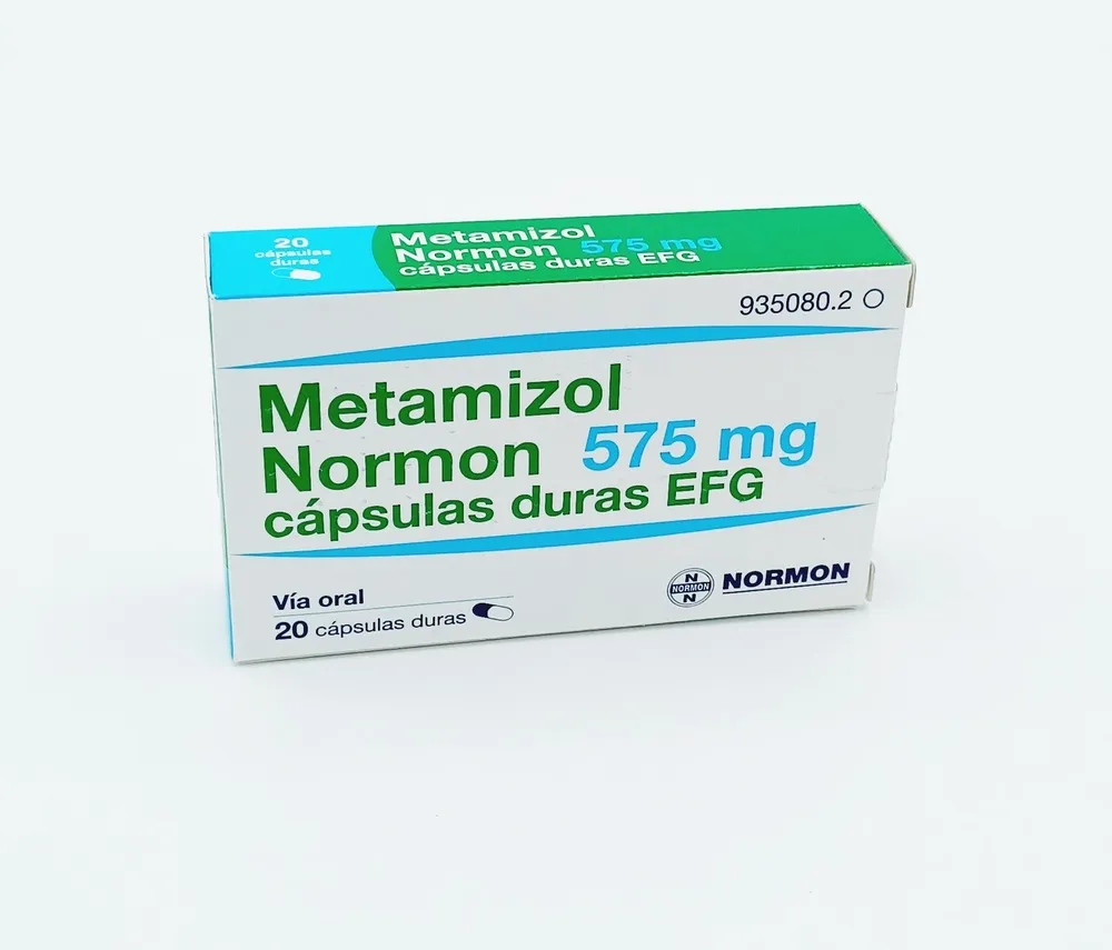 Metamizolo Teva-Ratiopharm 575 mg capsule rigide EFG capsule, rigide