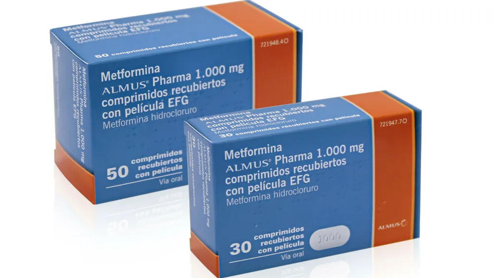 Metformina Almus Pharma 1.000 mg compresse rivestite con film EFG compresse, rivestite con film