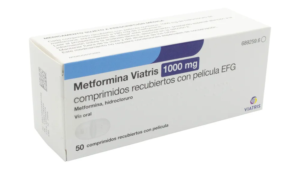 Metformin Viatris 1000 mg film-coated tablets EFG tablets, film-coated