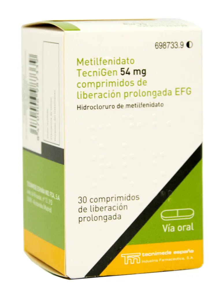 Metilfenidato Tecnigen 54 mg compresse a rilascio prolungato EFG compresse, a rilascio prolungato
