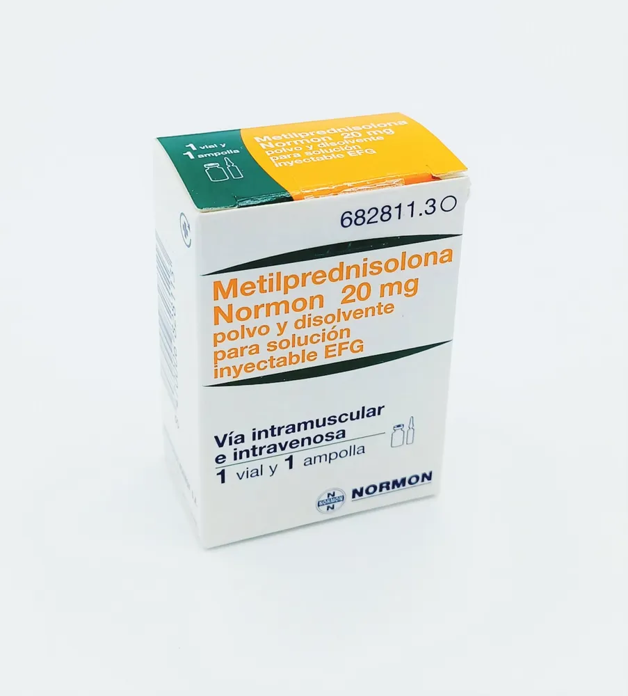 Metilprednisolone Normon 20 mg polvere e solvente per soluzione iniettabile EFG polvere e solvente per soluzione per iniezione