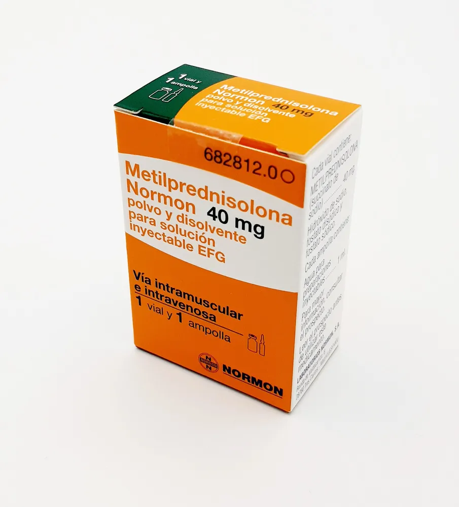 Methylprednisolone Normon 40 mg powder and solvent for solution for injection EFG powder and solvent for solution for injection