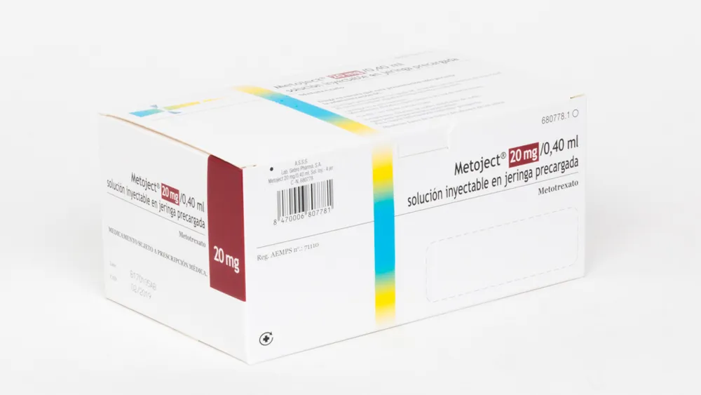 Metoject 20 mg/0.40 ml solution for injection in pre-filled syringe solution for injection in a pre-filled syringe
