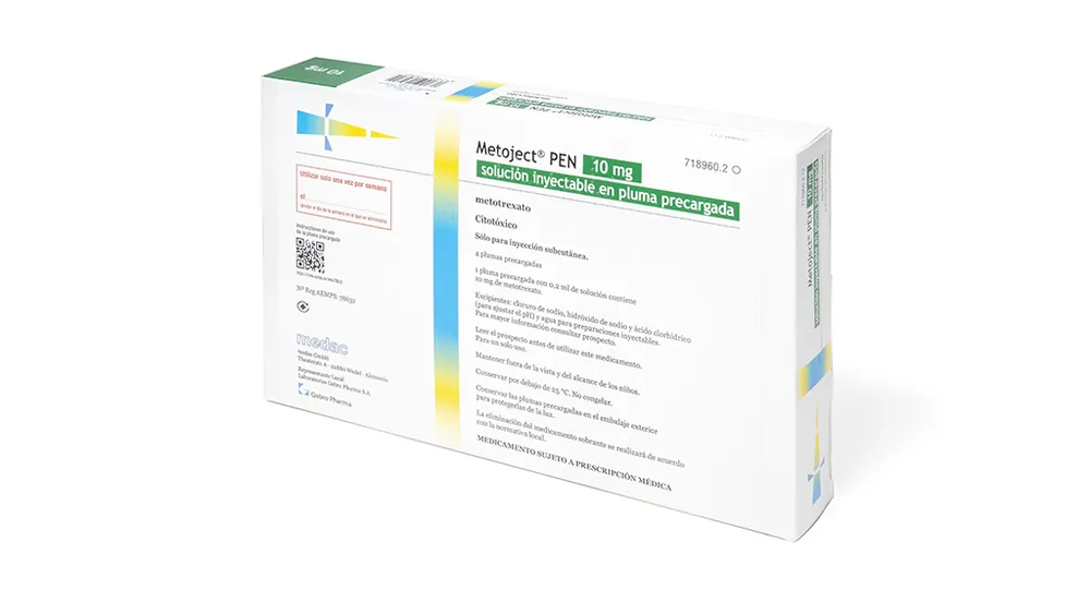 Metoject Pen 10 mg solution for injection in pre-filled pen solution for injection in pre-filled pen