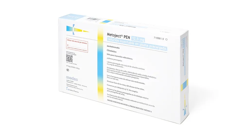 Metotrexate 12.5 mg solution for injection in pre-filled pen solution for injection in pre-filled pen