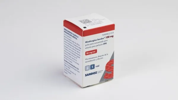 Micafungin Sala 100 mg powder for concentrate for solution for infusion EFG powder for concentrate for solution for infusion