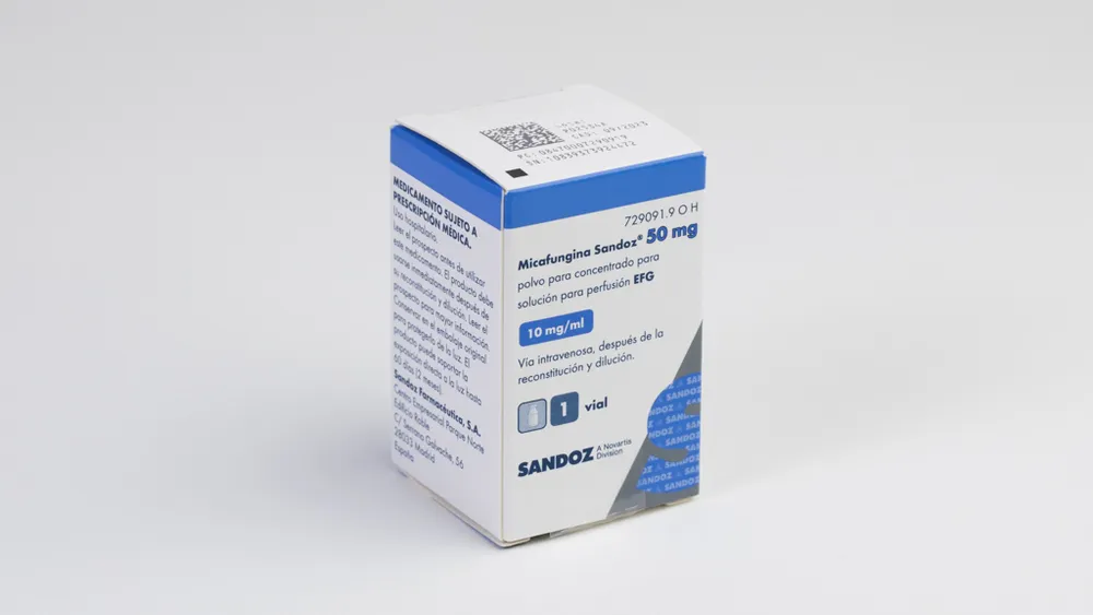 Micafungina Teva 50 mg polvere per concentrato per soluzione per infusione EFG polvere per soluzione per infusione