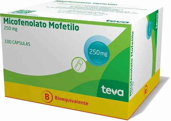 Mycophenolate mofetil Accord 250 mg hard capsules EFG capsules, hard