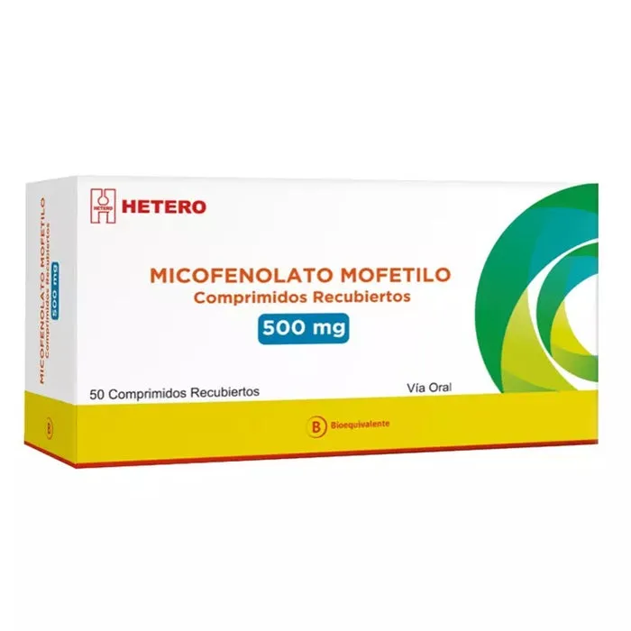 Mycophenolate mofetil Aurovitas Spain 500 mg film-coated tablets EFG tablets, film-coated