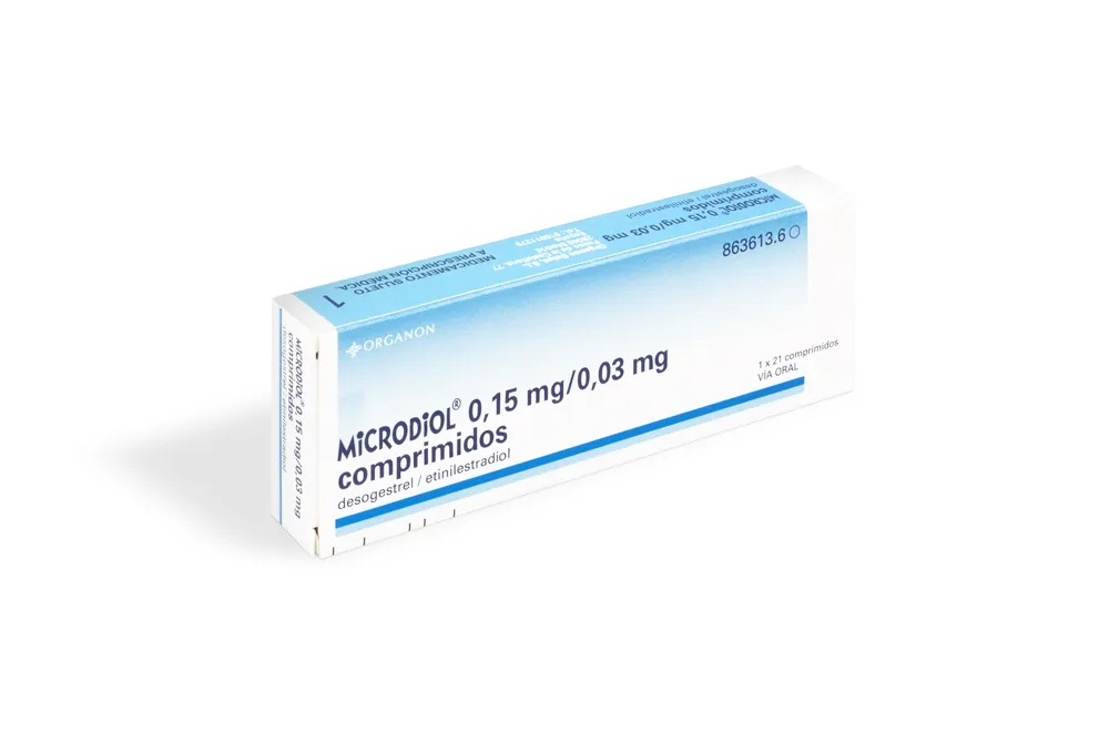 Микродиол 0,15 мг/0,03 мг таблетки таблетки