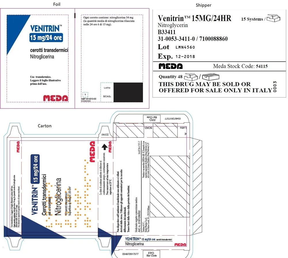 Minitran 15 mg/24 h cerotti transdermici cerotto transdermico