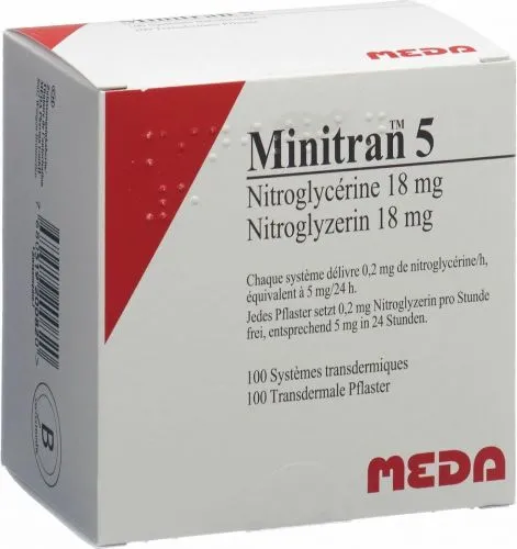 Minitran 5 mg/24 h transdermal patches patches, transdermal
