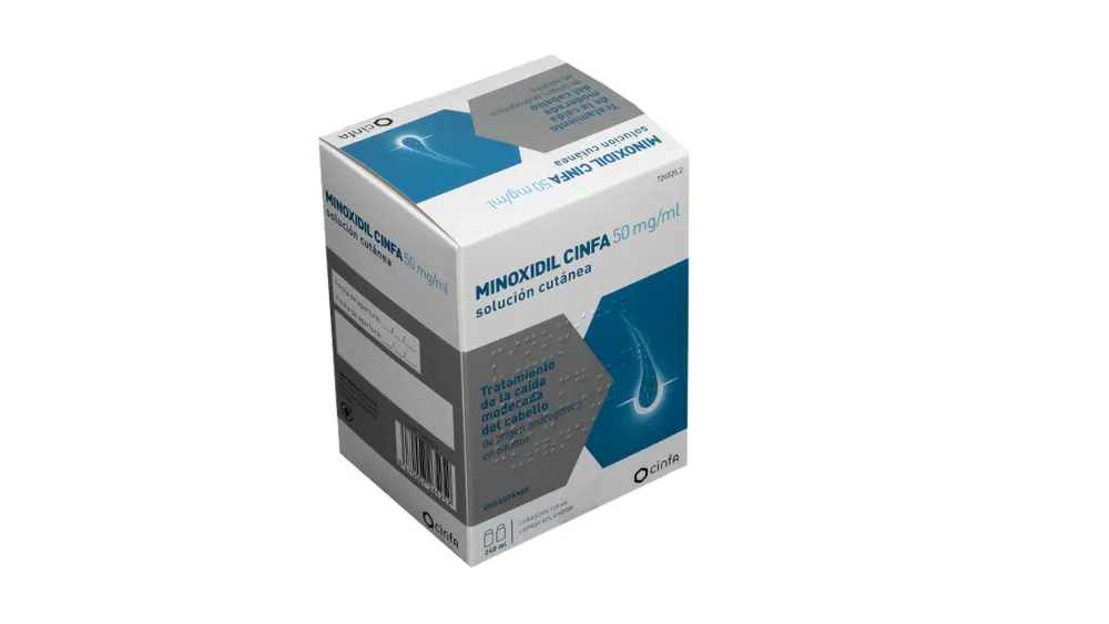 Minoxidil Cinfa 50 mg/ml soluzione cutanea soluzione, cutanea