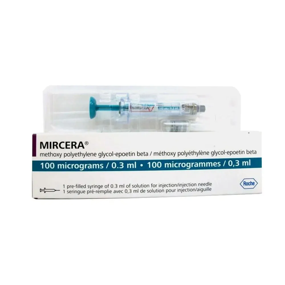 Mircera 100 microgrammi/0,3 ml soluzione iniettabile in siringa preriempita soluzione per iniezione in siringa preriempita