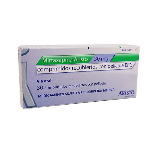 Mirtazapine Aristo 30 mg film-coated tablets EFG tablets, film-coated