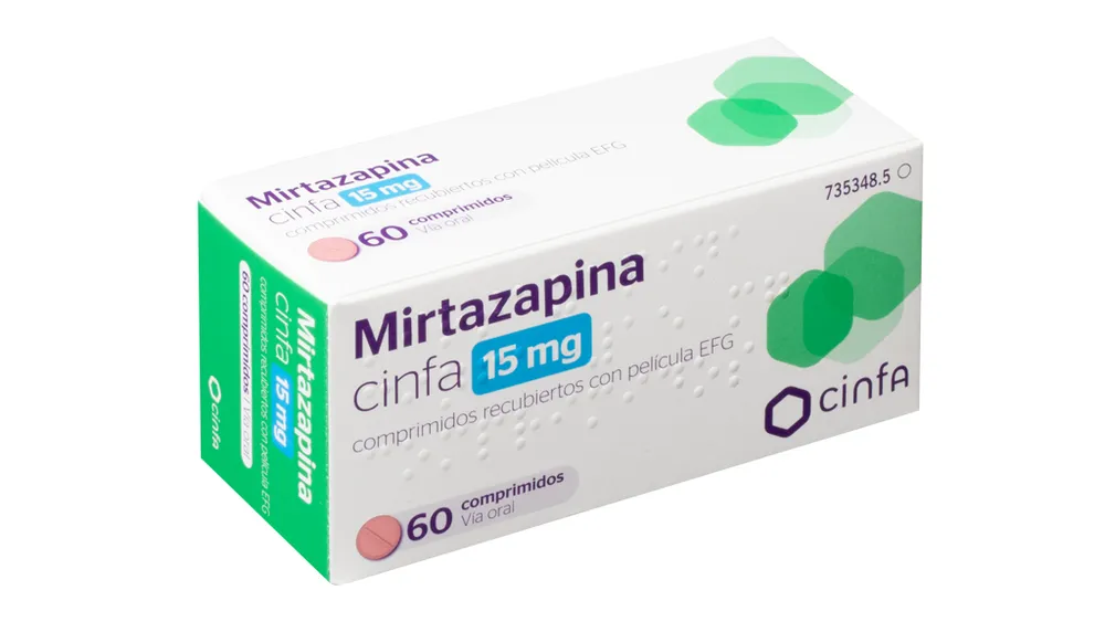 Mirtazapine Cinfa 15 mg film-coated tablets EFG tablets, film-coated