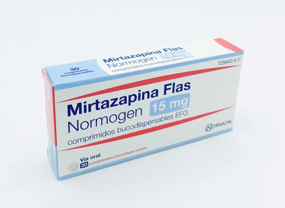 Mirtazapine Flas Normogen 15 mg orodispersible tablets EFG tablets, buccodispersable