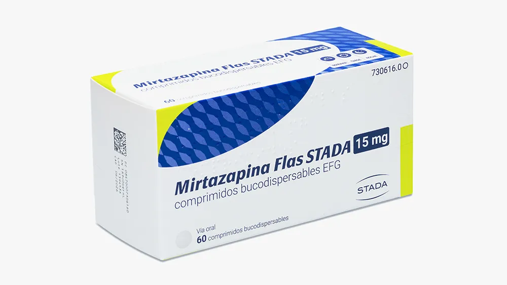 Mirtazapina Flas Stada 15 mg compresse bucodispersabili EFG compresse, bucodispersabili