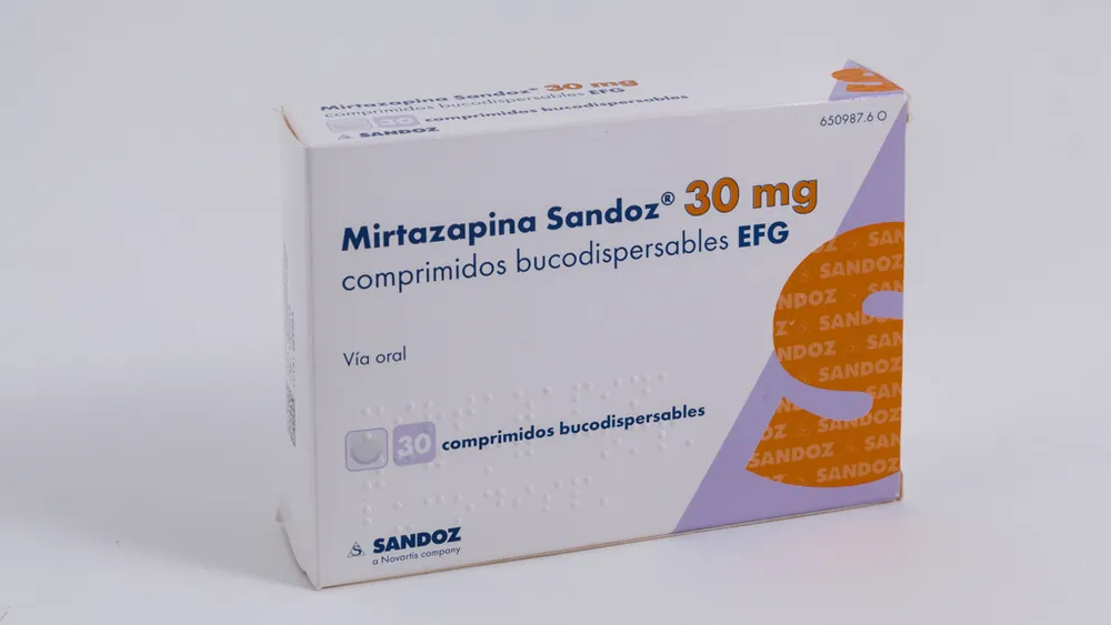 Mirtazapine Sandoz 30 mg orodispersible tablets EFG tablets, buccodispersable