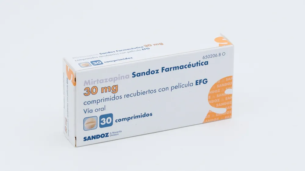 Mirtazapina Sandoz Farmacéutica 30 mg compresse rivestite con film EFG compresse, rivestite con film
