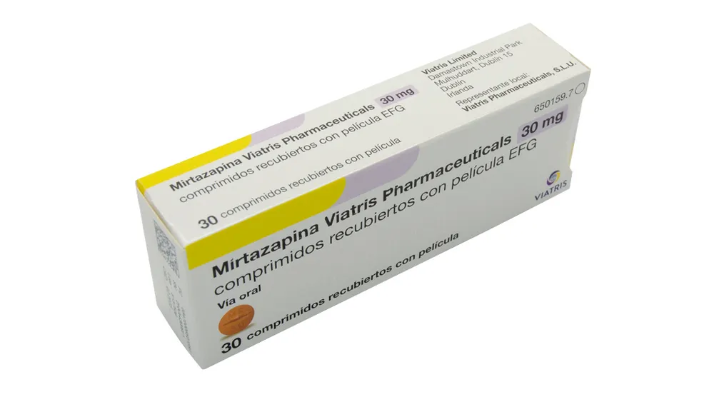 Mirtazapina Viatris Pharmaceuticals 30 mg compresse rivestite con film EFG compresse, rivestite con film