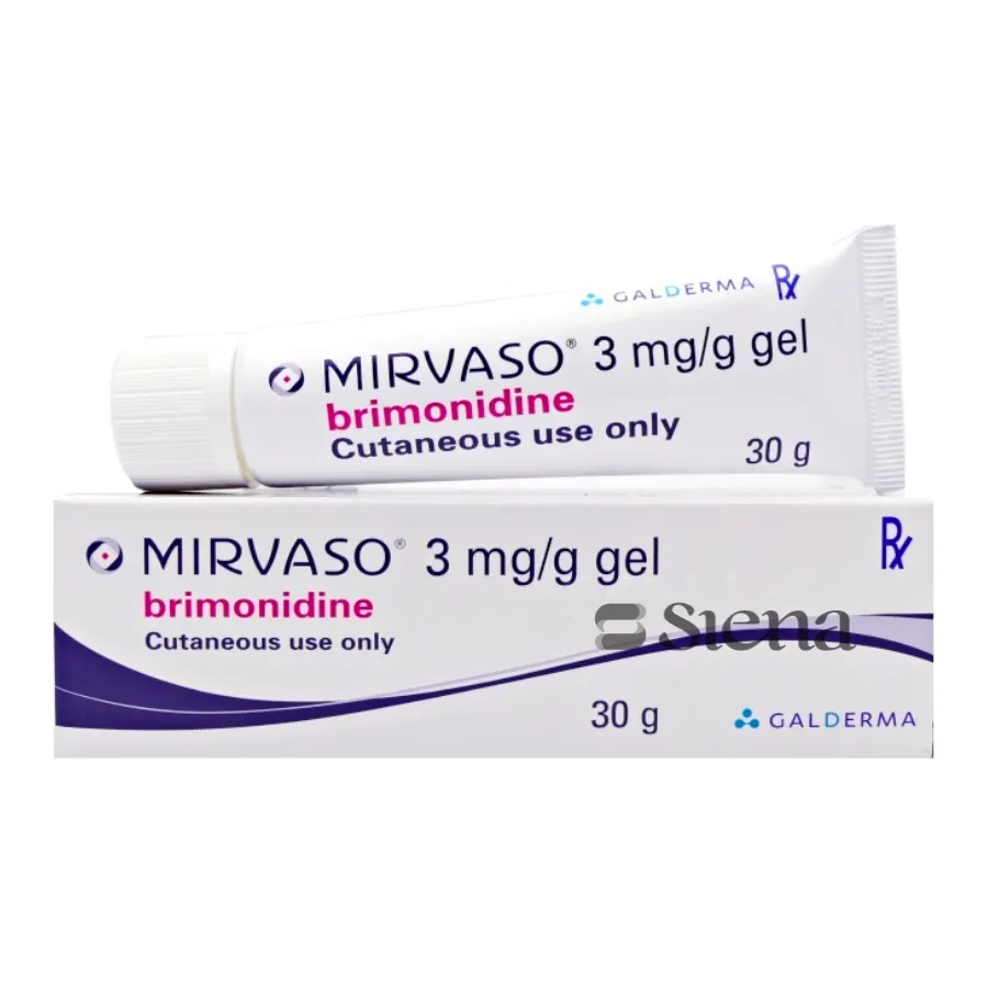 Mirvaso 3 mg/g gel gel