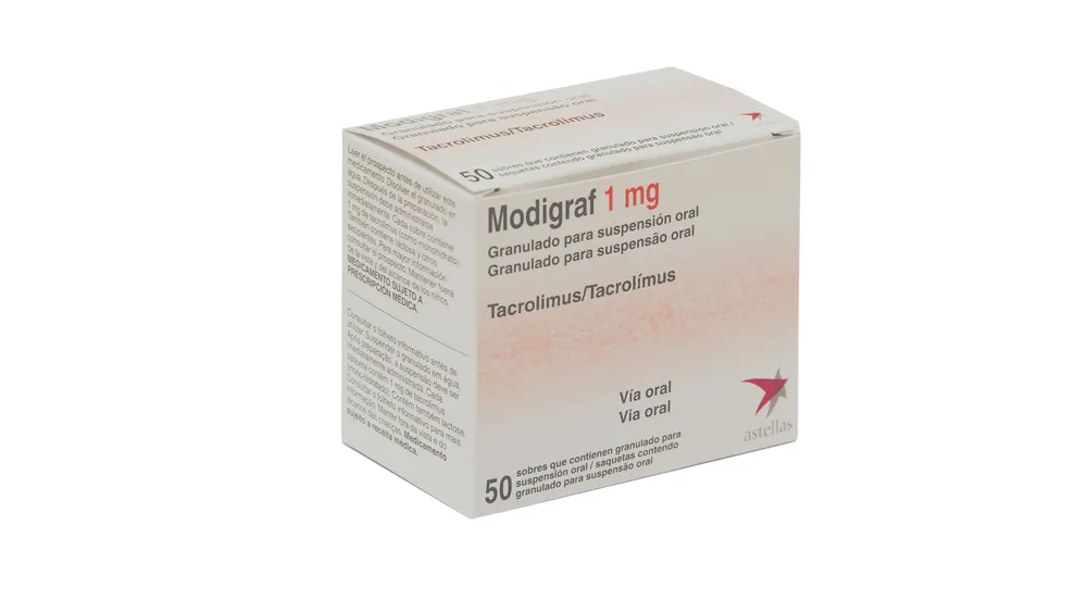 Modigraf 1 mg granulato per sospensione orale polvere per preparazione di sospensione orale