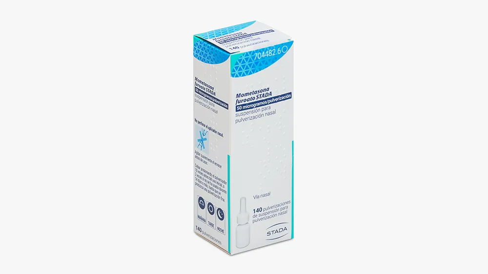 Mometasone furoato Stada 50 microgrammi/polverizzazione sospensione per nebulizzazione nasale sospensione per spray nasale