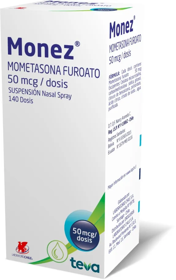 Mometasone furoate Teva 50 micrograms nasal spray suspension suspension, nasal spray