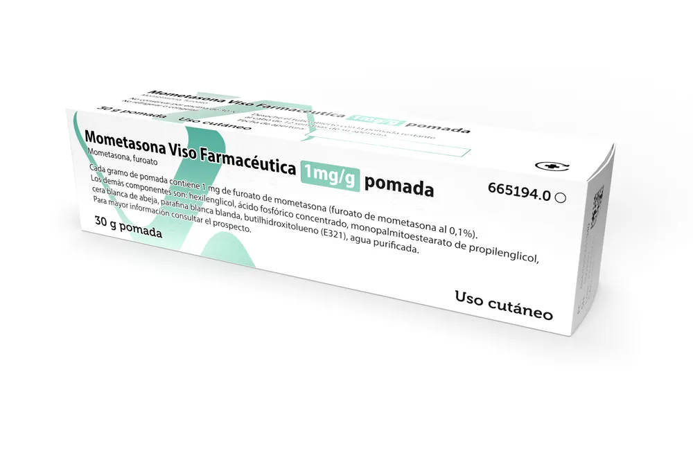 Mometasone Viso Farmaceutica 1 mg/g ointment ointment