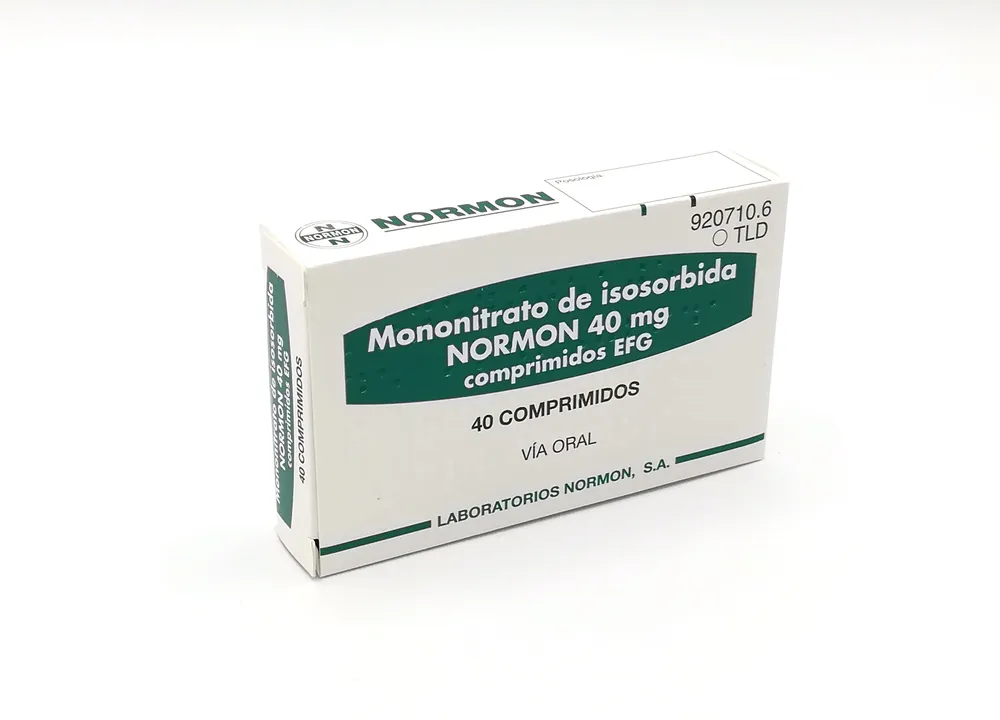 Mononitrato di isosorbide Normon 40 mg compresse EFG compresse