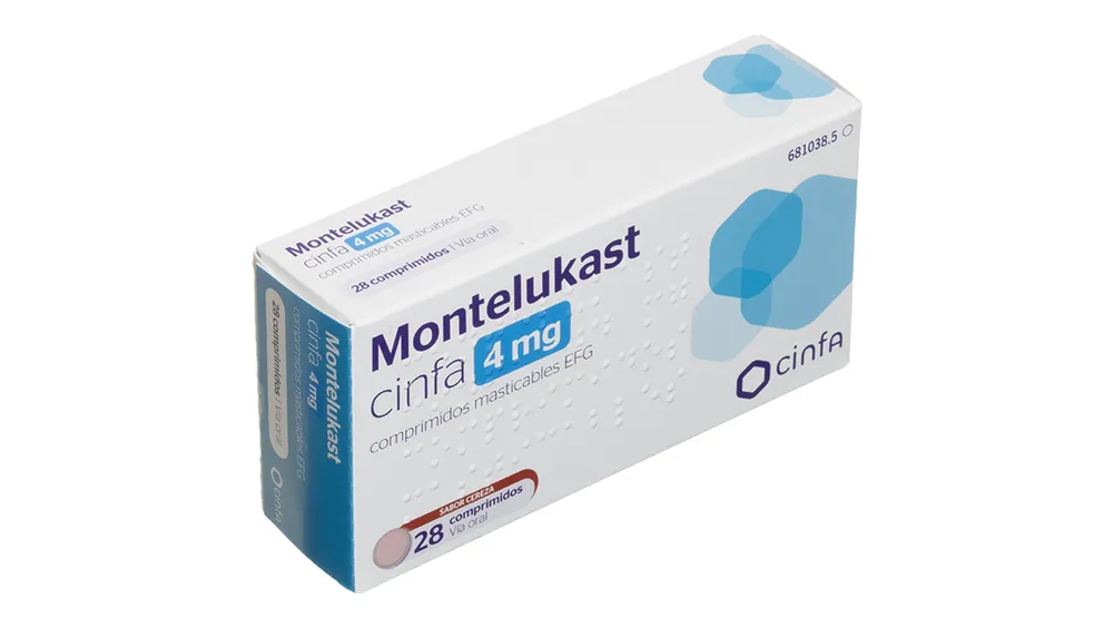 Montelukast Cinfa 4 mg chewable tablets EFG tablets, chewable