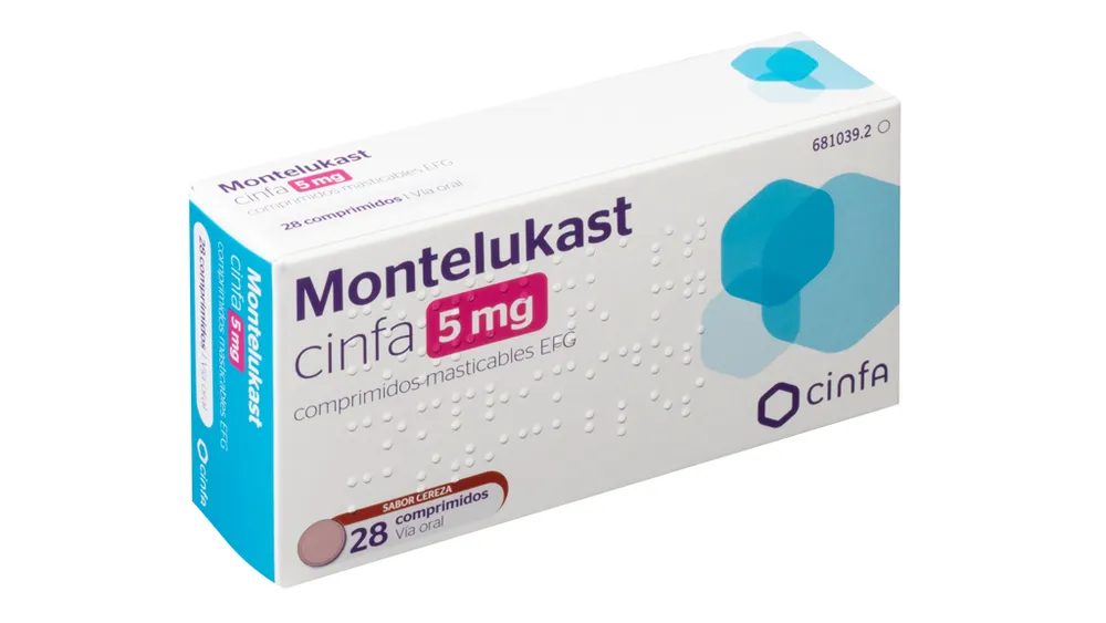 Montelukast Cinfa 5 mg chewable tablets EFG tablets, chewable