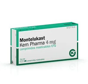 Montelukast Kern Pharma 4 mg chewable tablets EFG tablets, chewable