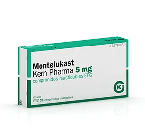 Montelukast Kern Pharma 5 mg chewable tablets EFG tablets, chewable