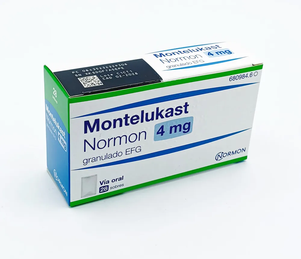 Montelukast Normon 4 mg granules EFG granules