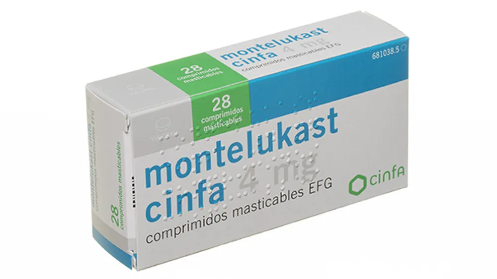 Montelukast Pensa 4 mg chewable tablets EFG tablets, chewable
