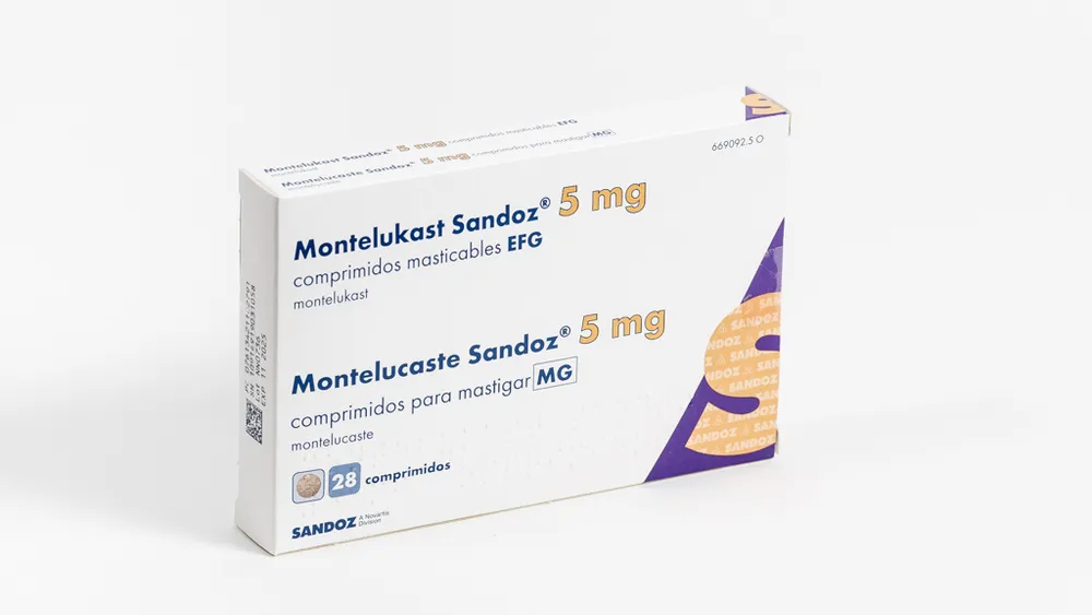 Montelukast Sandoz 5 mg chewable tablets EFG tablets, chewable