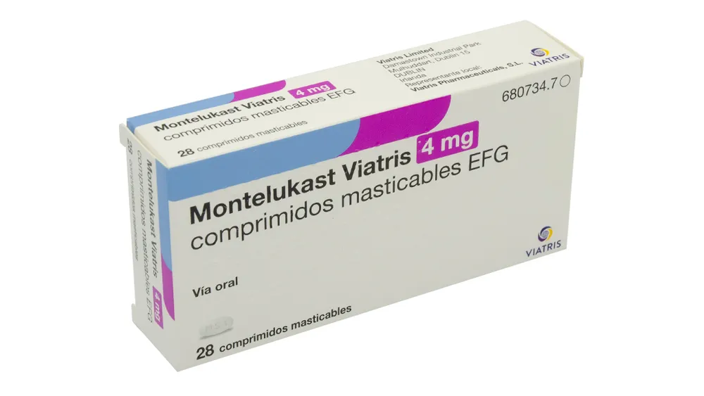 Montelukast Viatris 4 mg chewable tablets EFG tablets, chewable