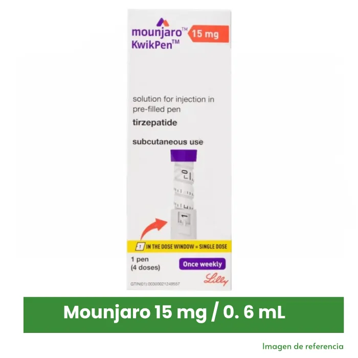 Mounjaro 15 mg/dose KwikPen solution for injection in pre-filled pen solution for injection in pre-filled pen