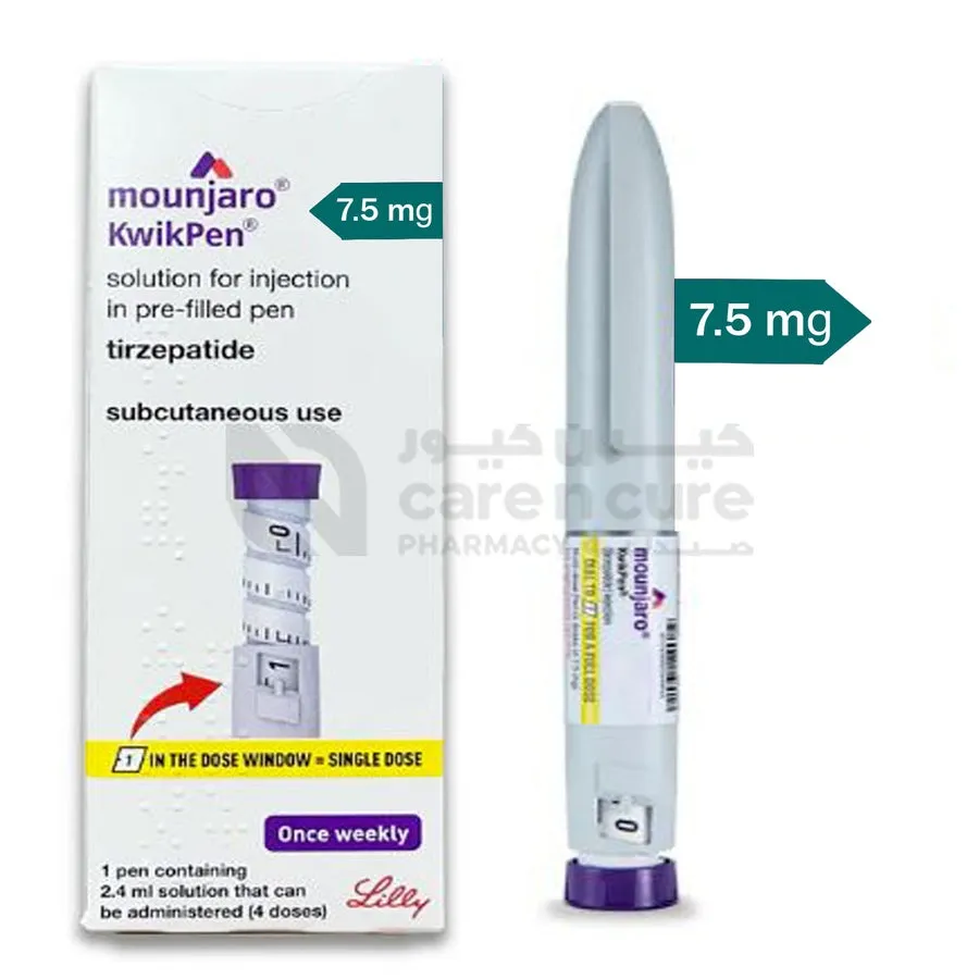 MOUNJARO 7,5 MG/DOSIS KWIKPEN SOLUCION INYECTABLE EN PLUMA PRECARGADA SOLUCIÓN INYECTABLE EN PLUMA PRECARGADA
