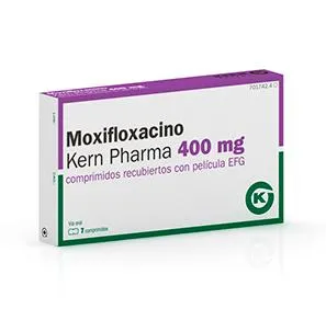 MOXIFLOXACINO KERN PHARMA 400 MG COMPRIMIDOS RECUBIERTOS CON PELICULA EFG COMPRIMIDO RECUBIERTO CON PELÍCULA