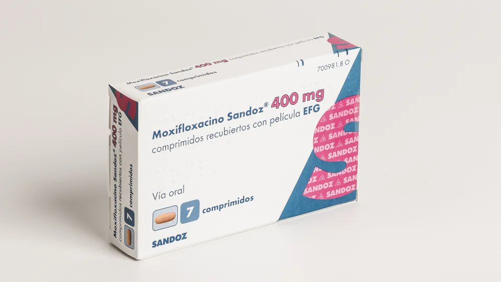 Moxifloxacino Sandoz 400 mg compresse rivestite con film EFG compresse, rivestite con film