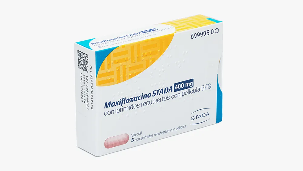 Moxifloxacin Stada 400 mg film-coated tablets EFG tablets, film-coated