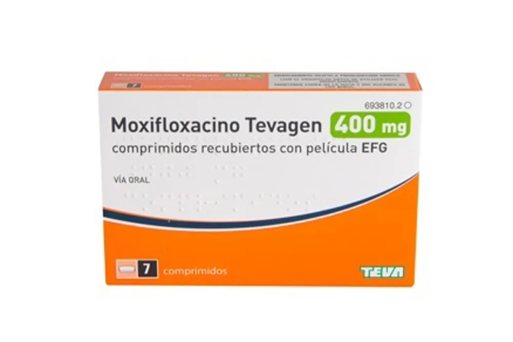 Moxifloxacin Tevagen 400 mg film-coated tablets EFG tablets, film-coated