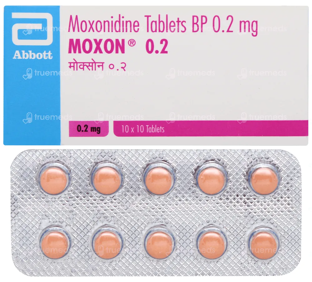 Moxon 0,2 mg compresse rivestite con film compresse, rivestite con film